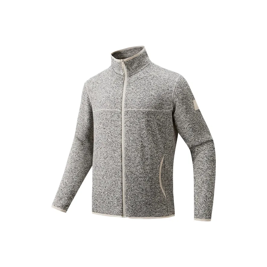 ANTA Рыбка Belly Белый Фотиния Серый 1 Мужской Бархат Куртка