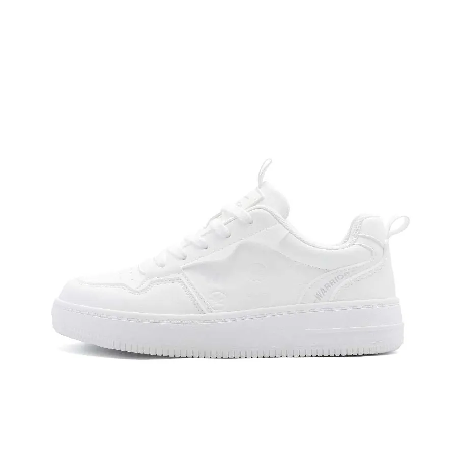 Warrior Белый Кроссовки Покрытие Устойчивый к абразиву Легкий Противоскользящий Низкий Топ Скейтбординг Кроссовки Женские