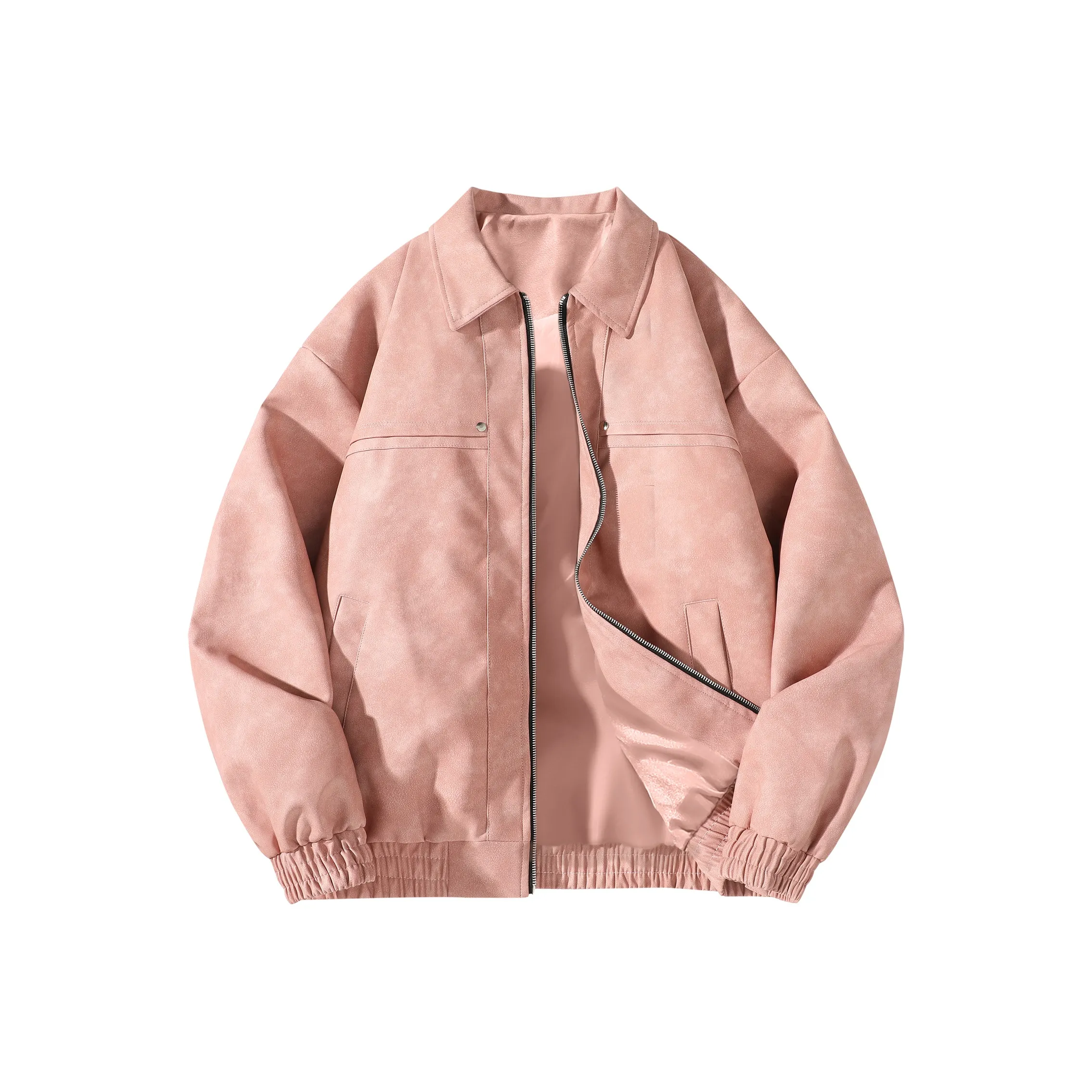 Paddy Julia Кожа Куртка Куртка Унисекс