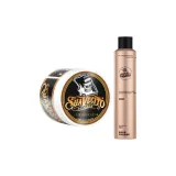 2종 세트: Suave 스타일링 오일 113g + 블랙 골드 피어리스 헤어 스프레이 300ml