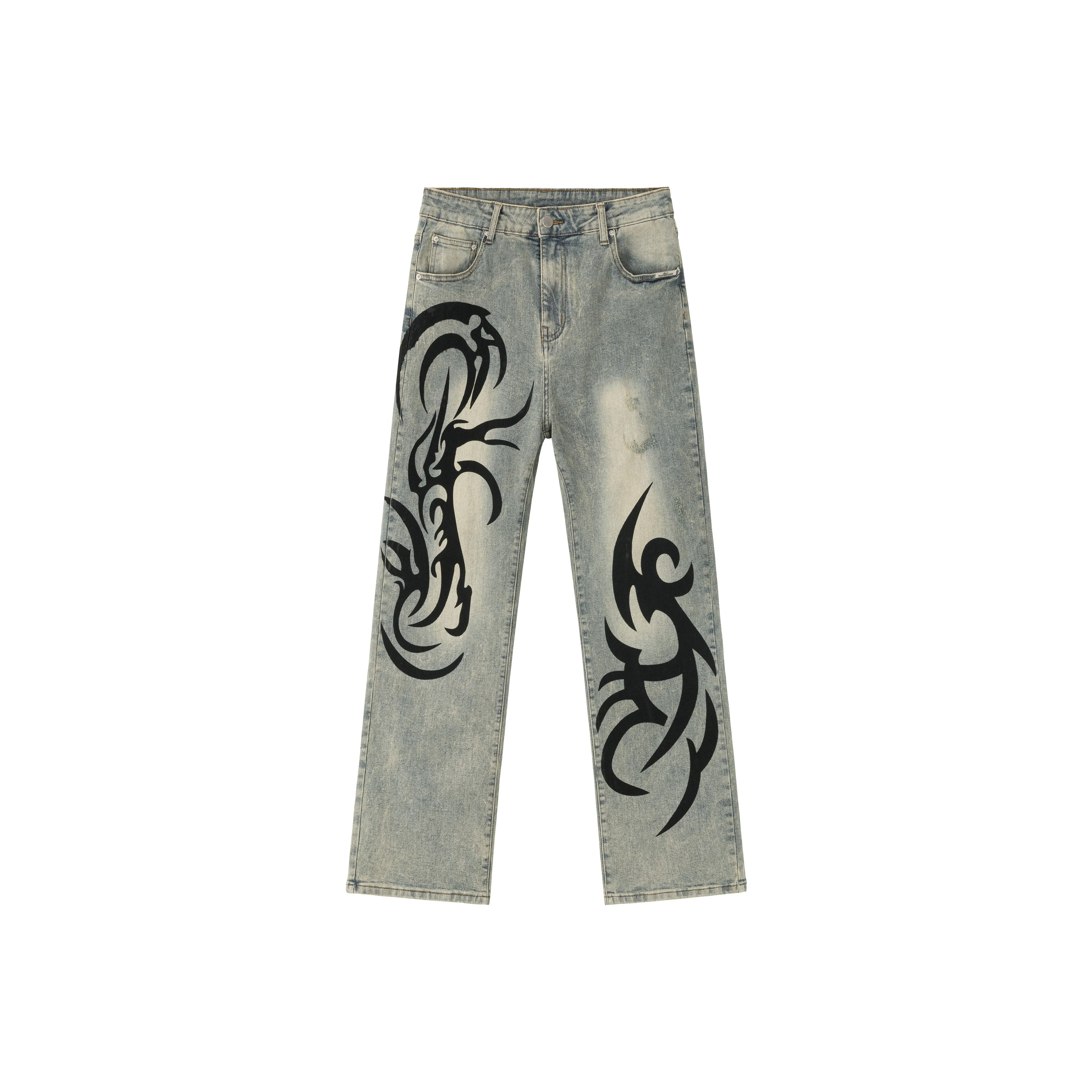 PILOTDRAGON P&D 24FW Jeans Unisex Yellow Mud
