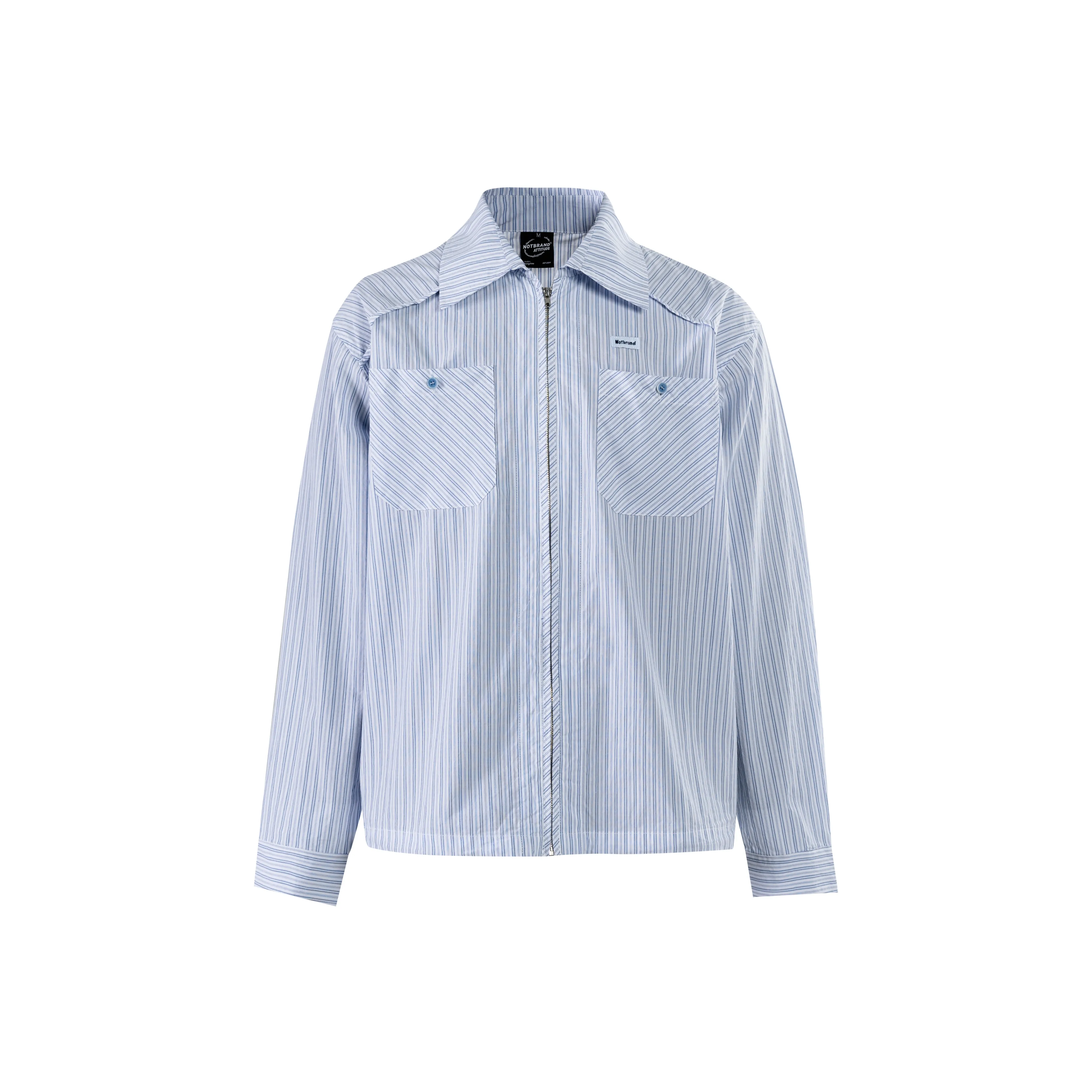 NOT BRAND ATTITUDE Cleanfit Повседневный Пальто Нишевый Дизайн Парный Топ Длинный Рукав Рубашка Унисекс