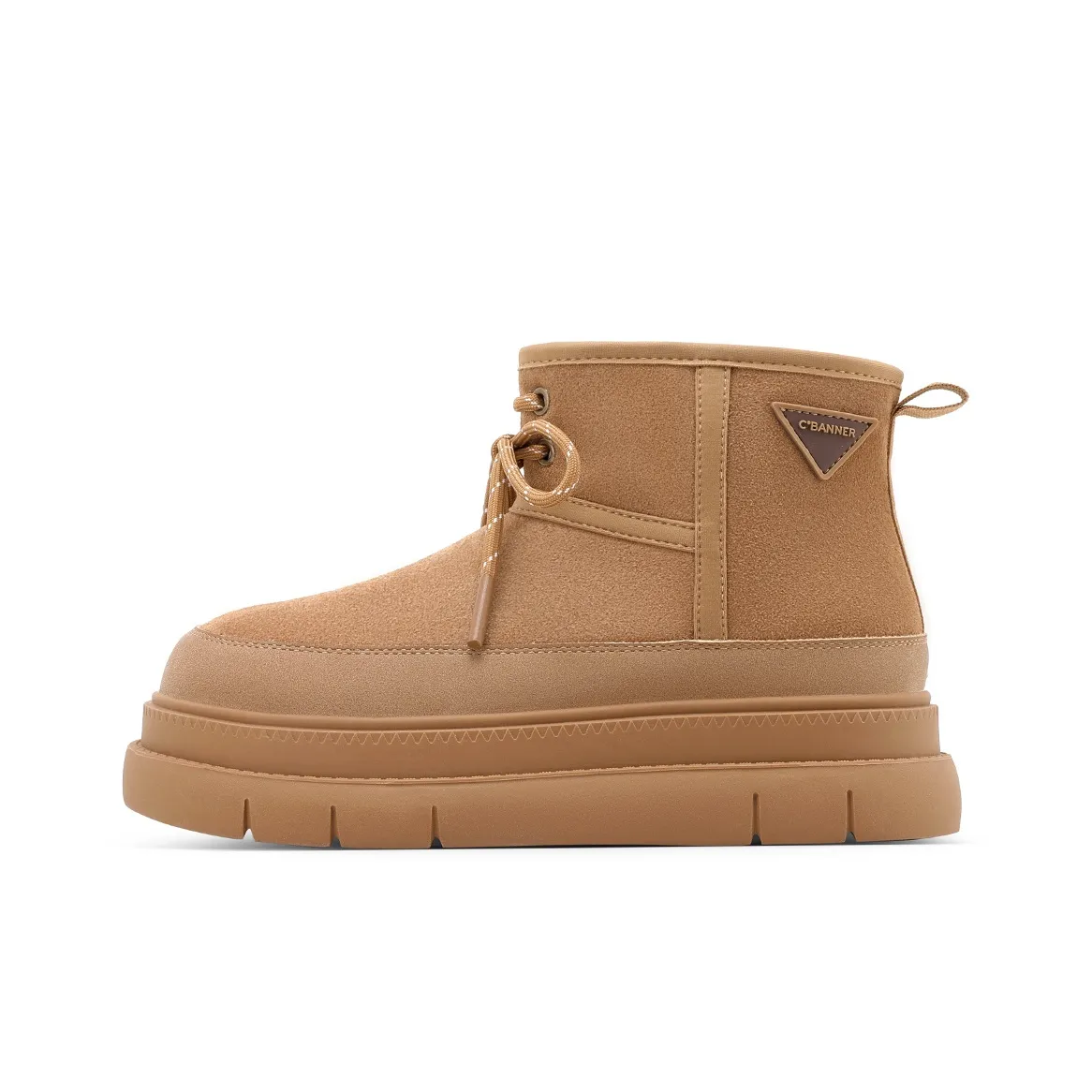 C°BANNER Warm Wear-Resistant Cushioning For Height Increase Coverage 10.5cm Snow Boots Women's