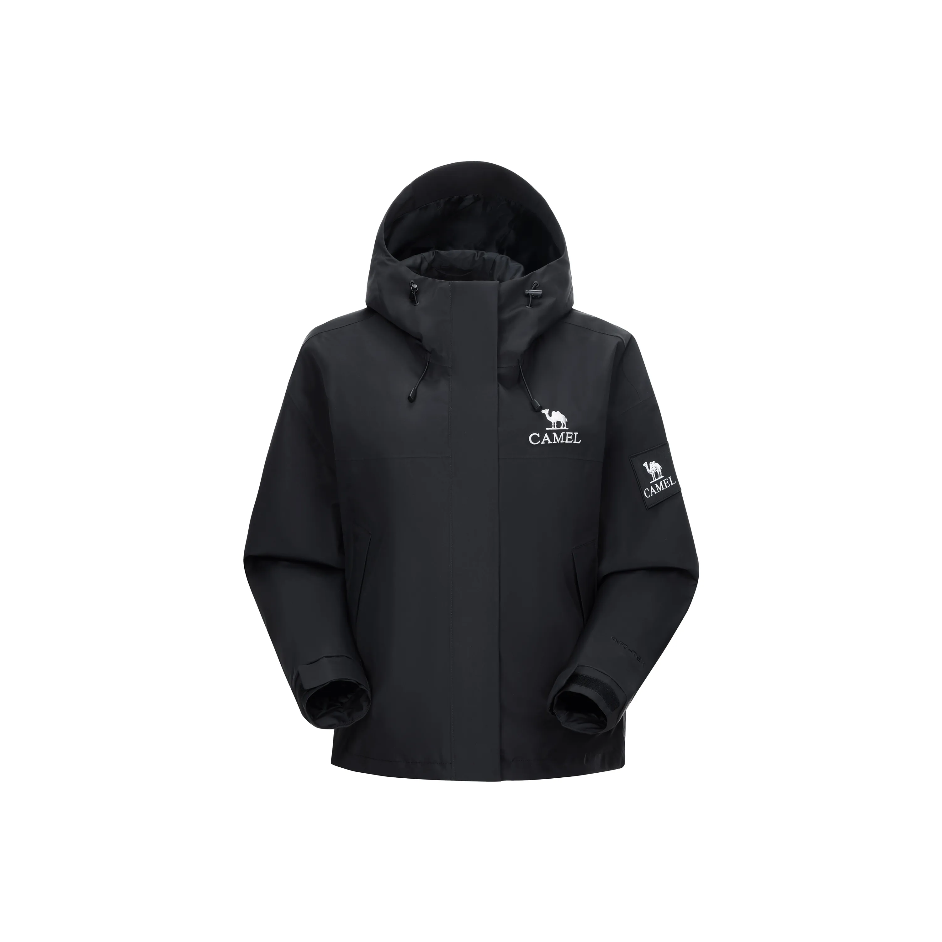 Верблюжий цвет Все Погода Офис Повседневный Ветровка Женские