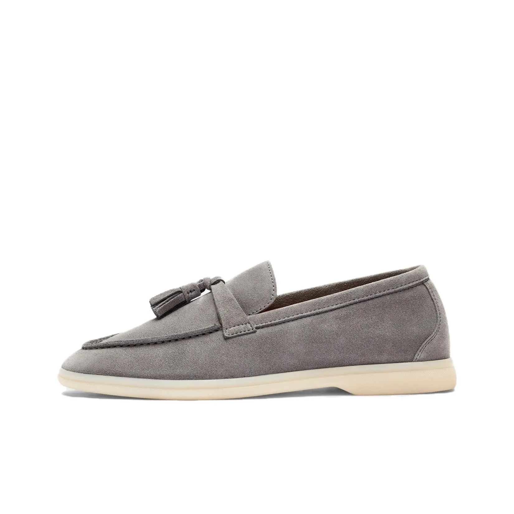 SCAROSSO Tassel detail Suede Loafers Women's