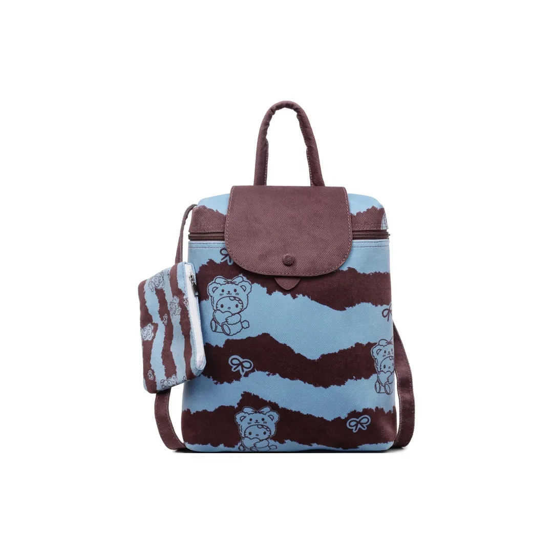 Cwatcun ПУ (полиуретан) Рюкзак Женские Полосатый Кошка Медвежонок Узор Собака Узор Леопардовый принт Кошка