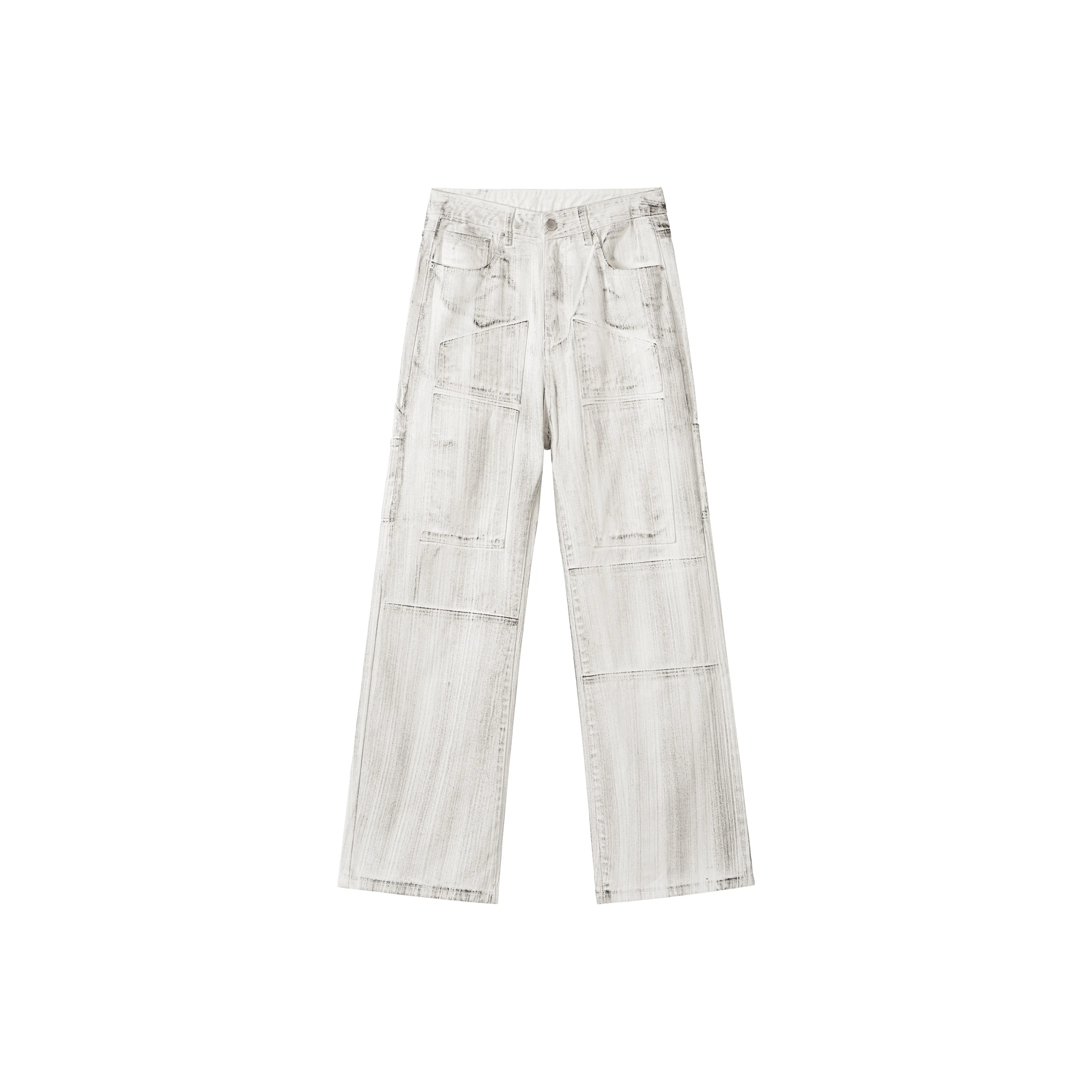 PILOTDRAGON x XINYINSU P&D 24FW Jeans Unisex White