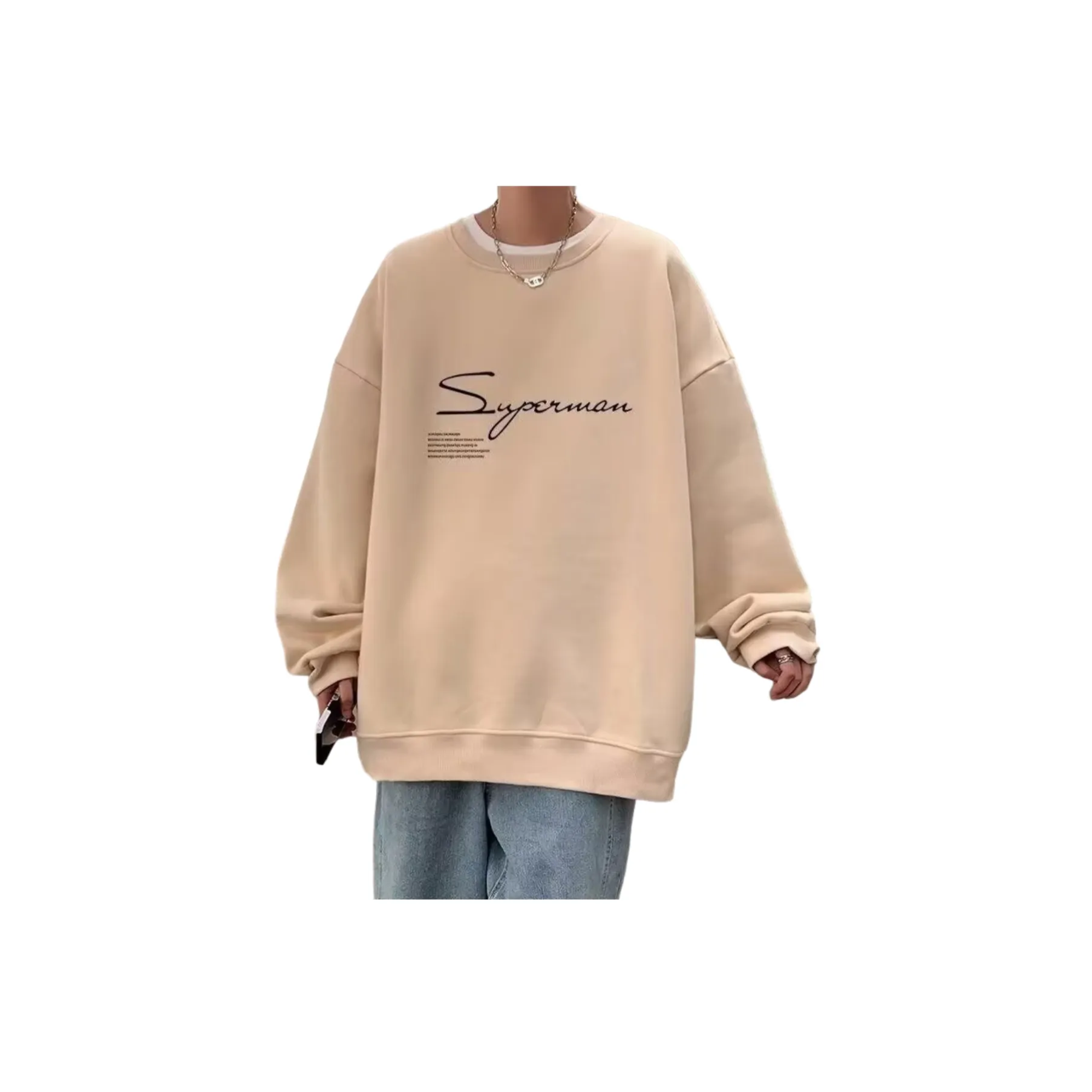 TONYBEAR Мужская одежда Casual Sports Принт Port Городской Хлопок Толстовка Модный Элегантность Американский винтаж Мужской