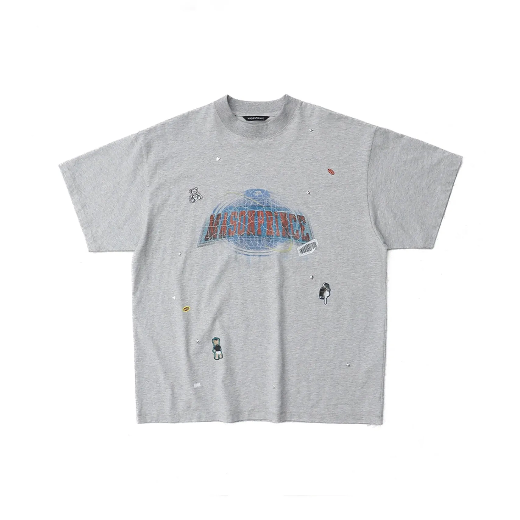 MASONPRINCE Фотиния Серый Унисекс T-рубашка