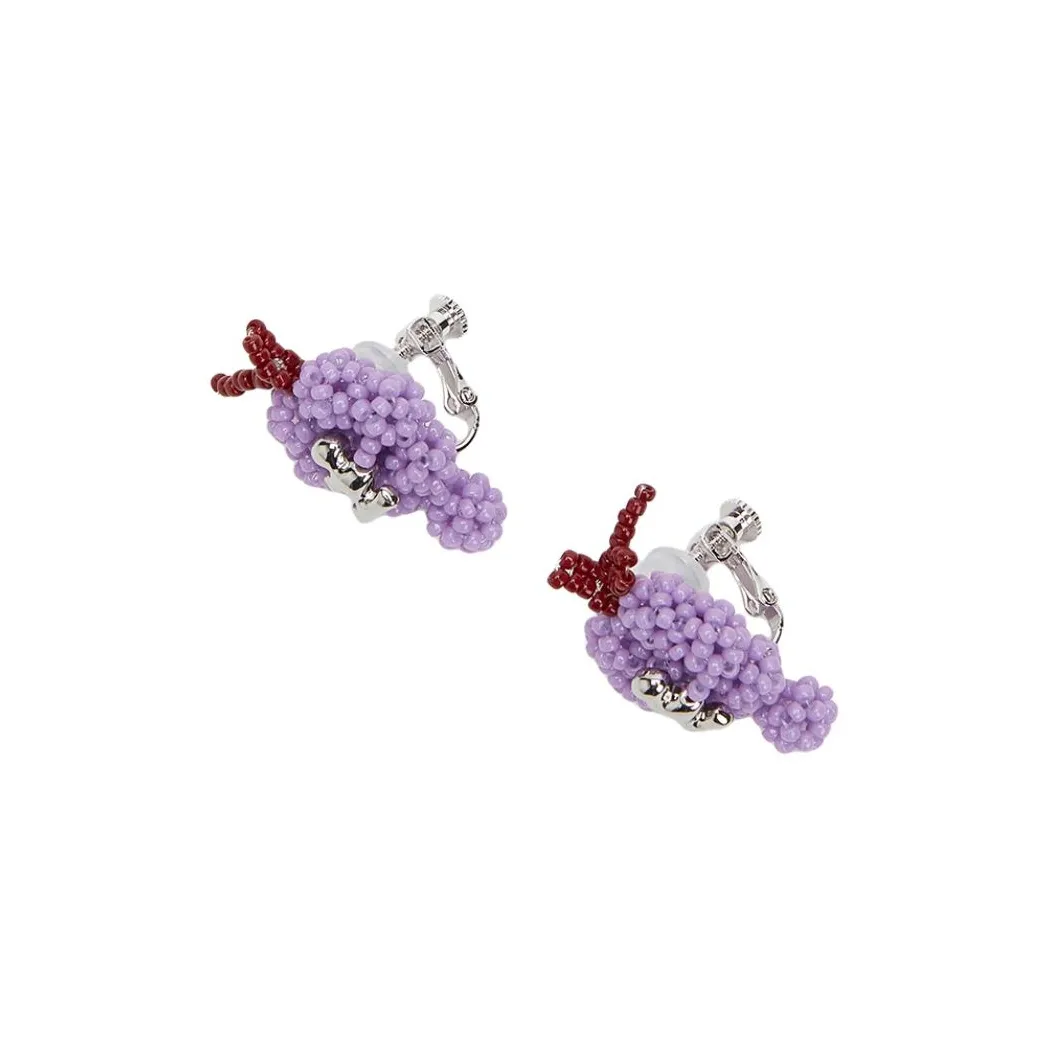 Tagi. Ручной работы Бусины Жемчужный Заколка On Серьги Унисекс