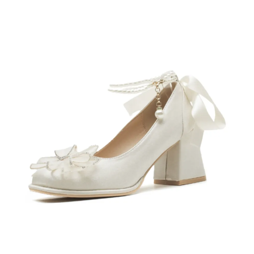 NX DOUGHNUT Высокие каблуки Абрикос Женские