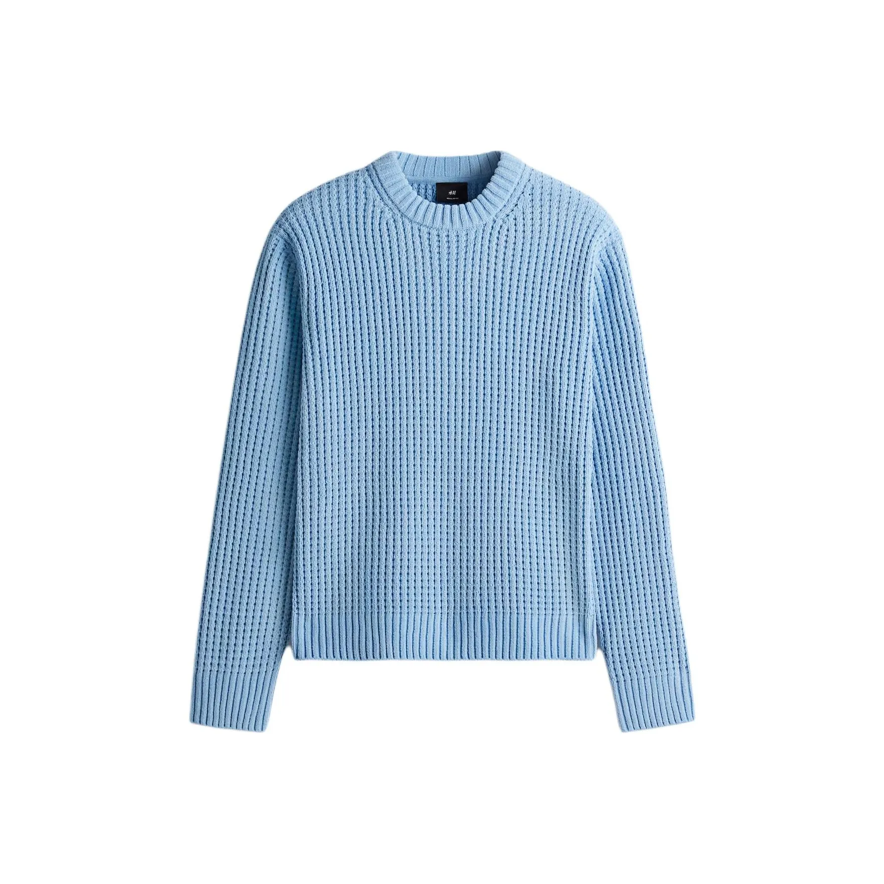 H M Светло-синие Мужские Свитера