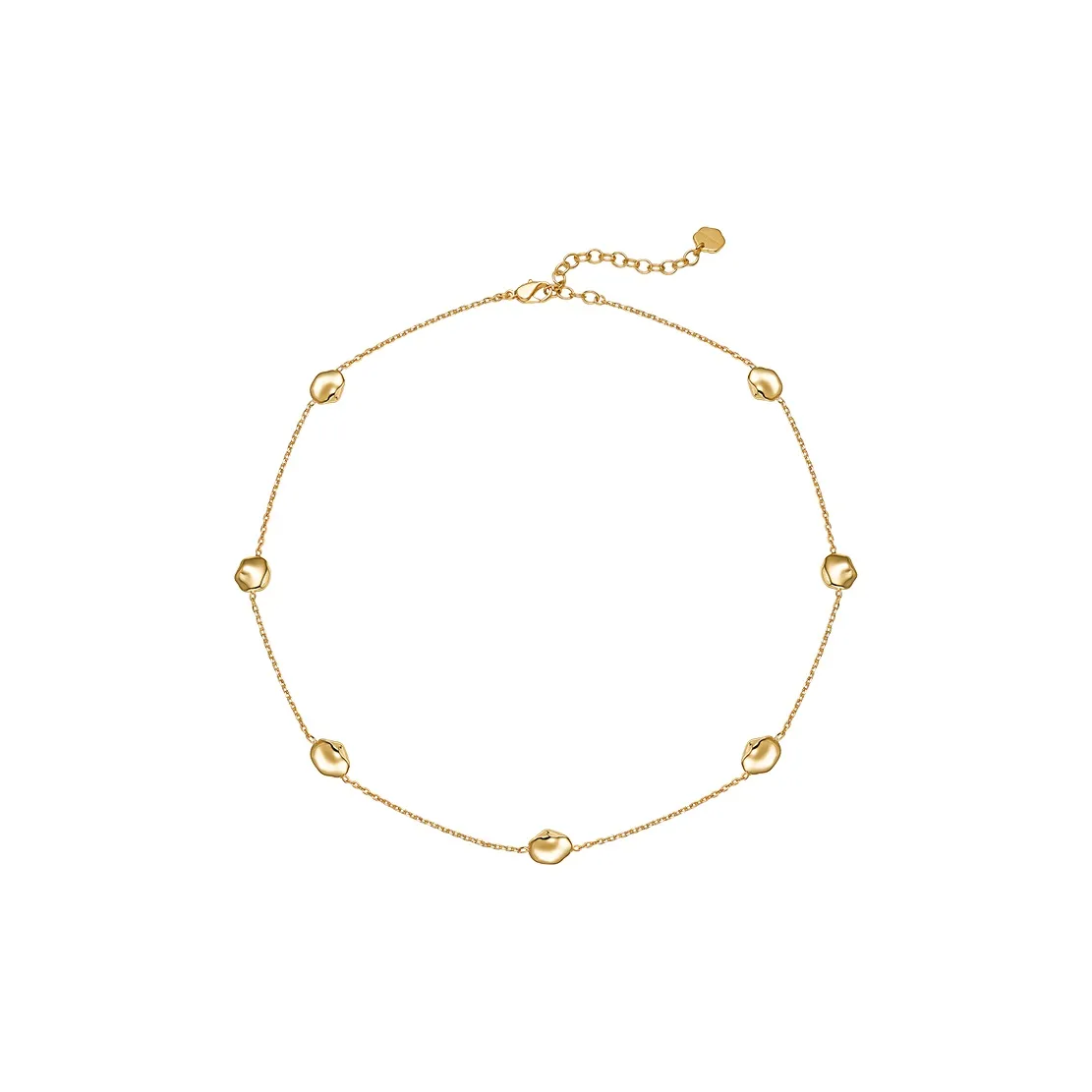 DOWER HALL Медный сплав Ожерелье Нишевый Многослойный Ключица Цепь Женское