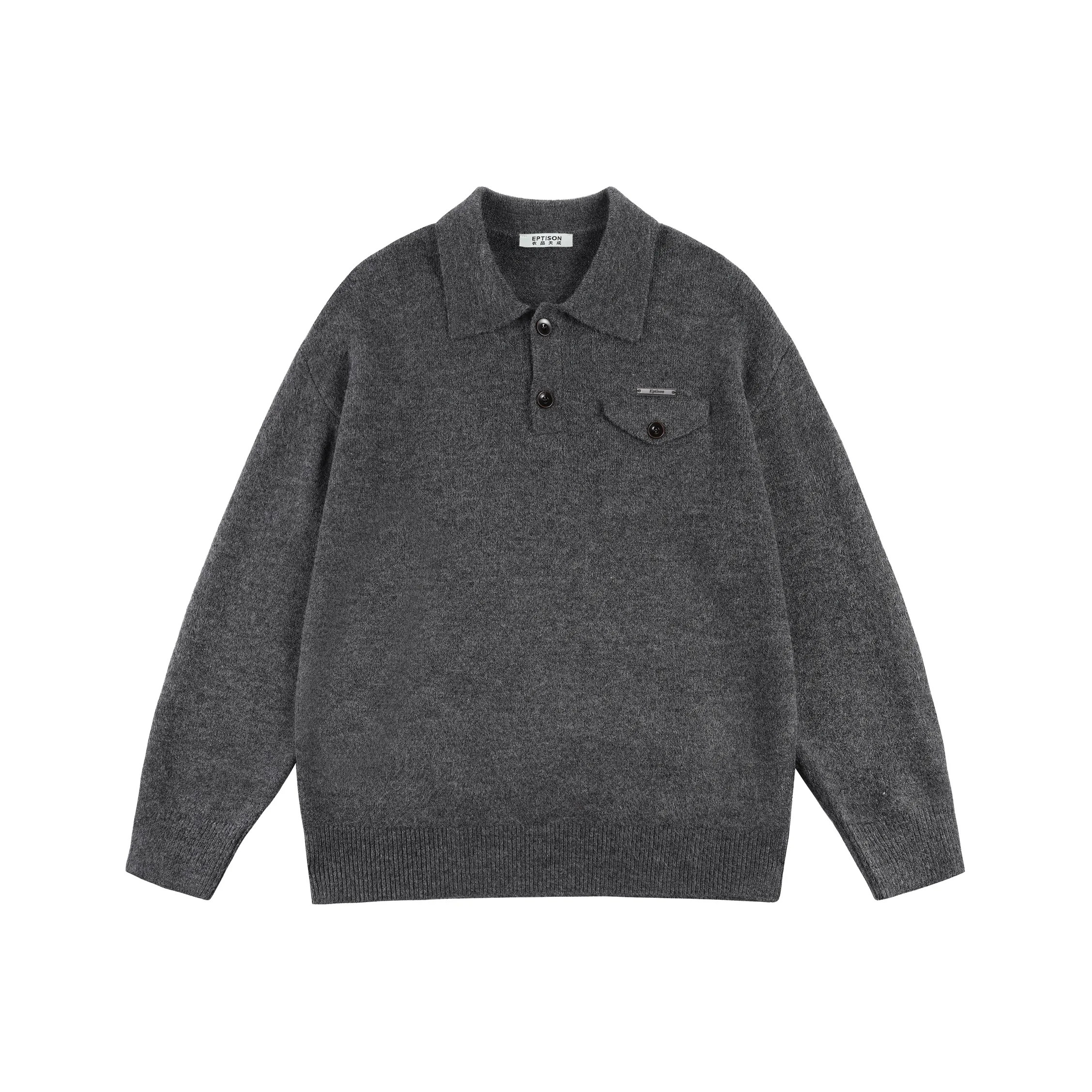 EPTISON Noble Серый Унисекс Трикотаж