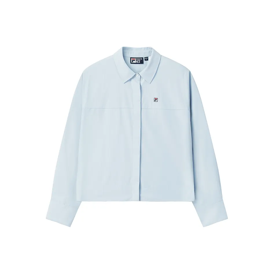 Fila Heritage Alice Blue Women's Shirts Fila Heritage Alice Синий Женские Рубашки