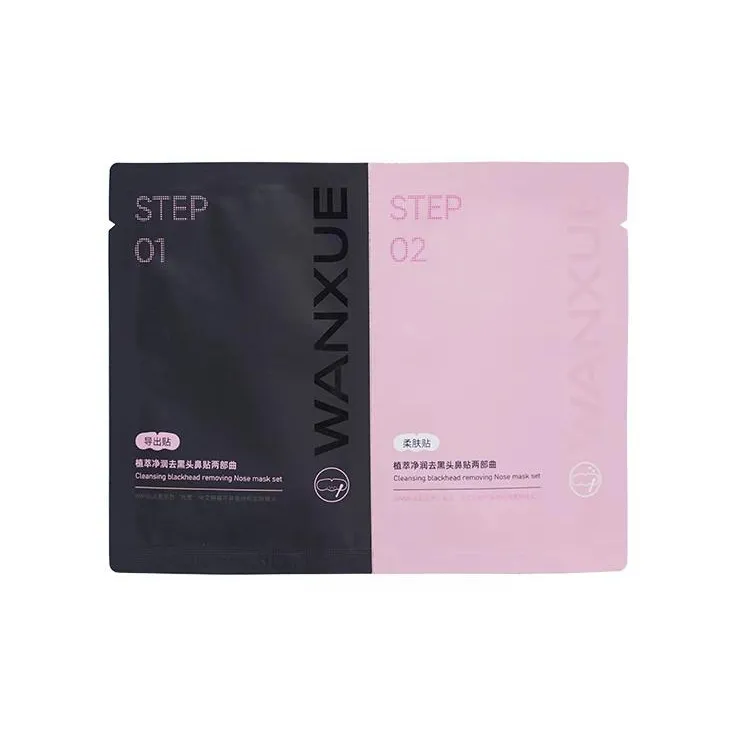 WANXUE Растительный экстракт Очищающий и совершенствующий Черные точки Носовой патч Duo Борьба с акне Увлажняющий очищающий гель