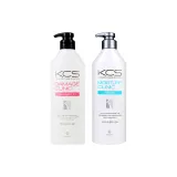 2종 세트: 가벼움 실키 샴푸 600ml + 수분 공급 헤어 케어 로션 600ml