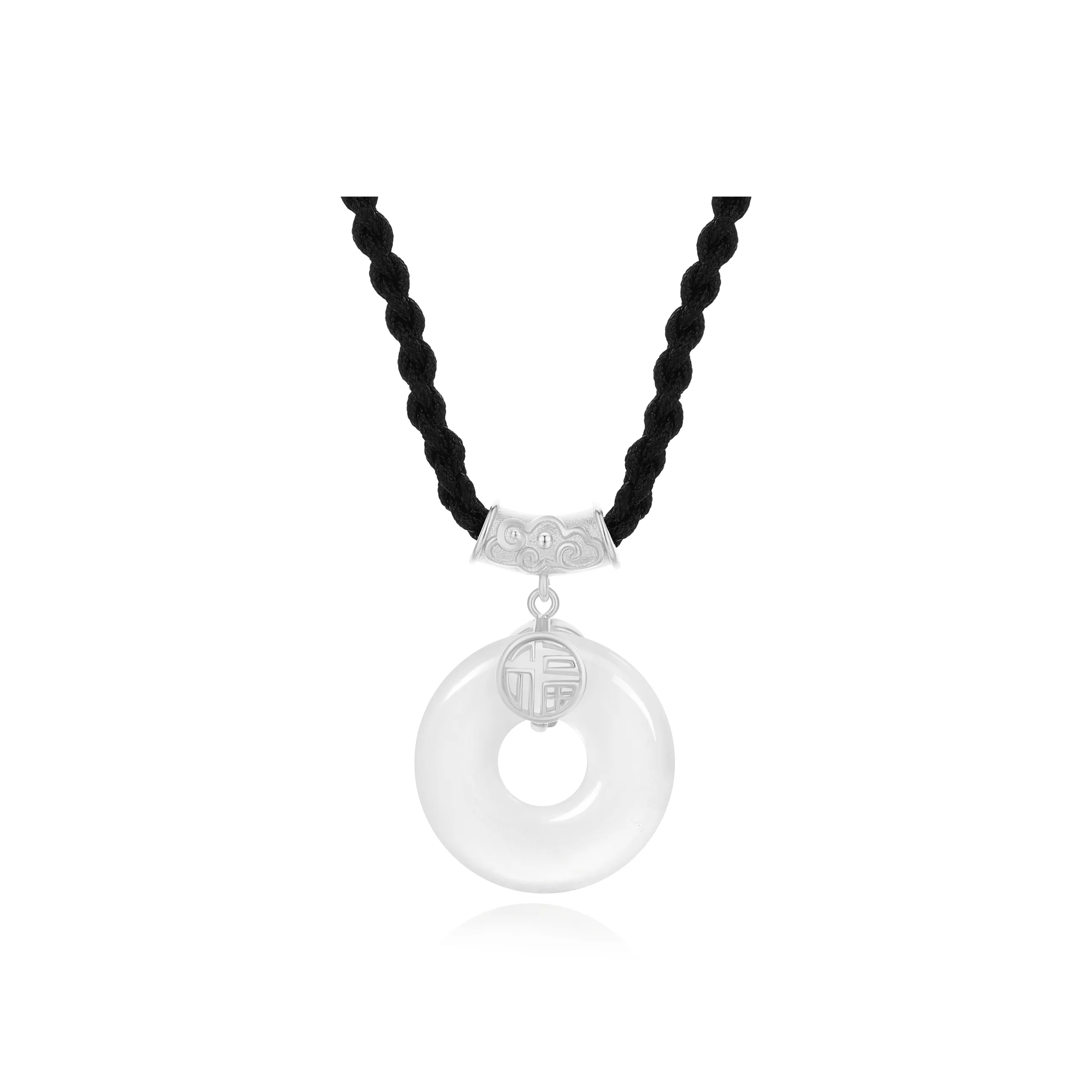 Lao Feng Xiang Chalcedony Necklace Girl Women's