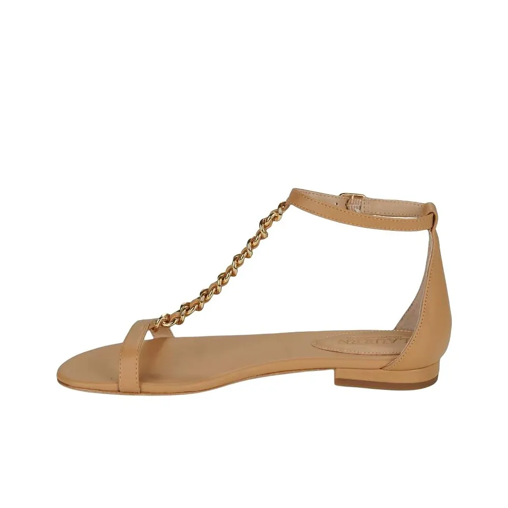 Polo Ralph Lauren One Strap Sandals Women's Light Brown