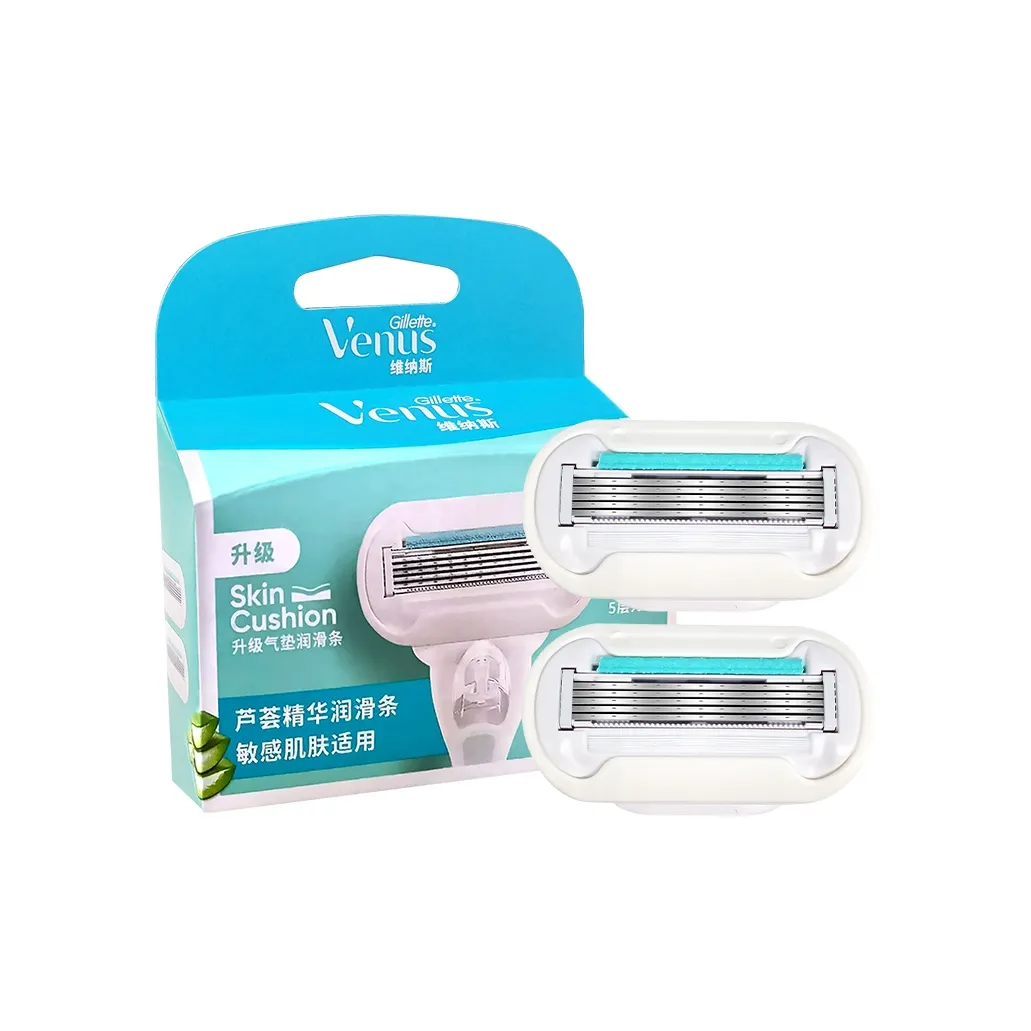 Gillette Venus Удаление волос Бритвы для подмышек и интимных зон Эксклюзивный увлажняющий очищающий