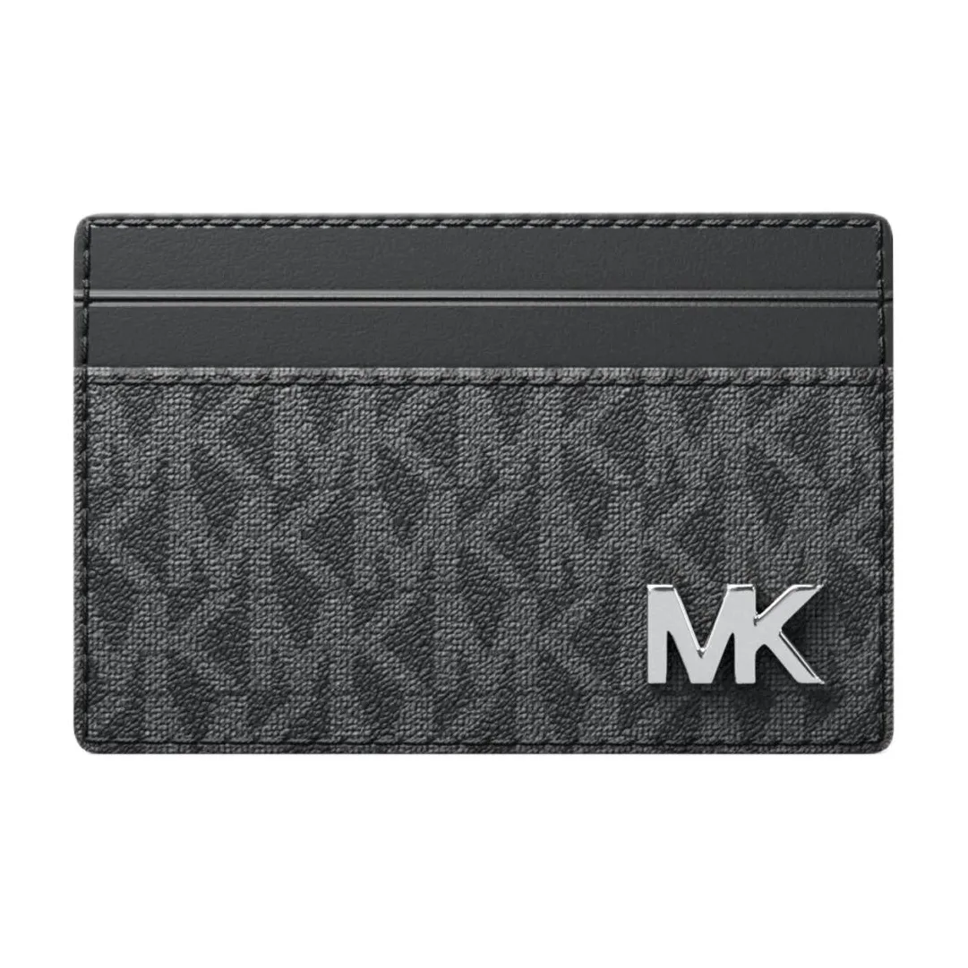 MICHAEL KORS Картхолдер из искусственной кожи мужской черный