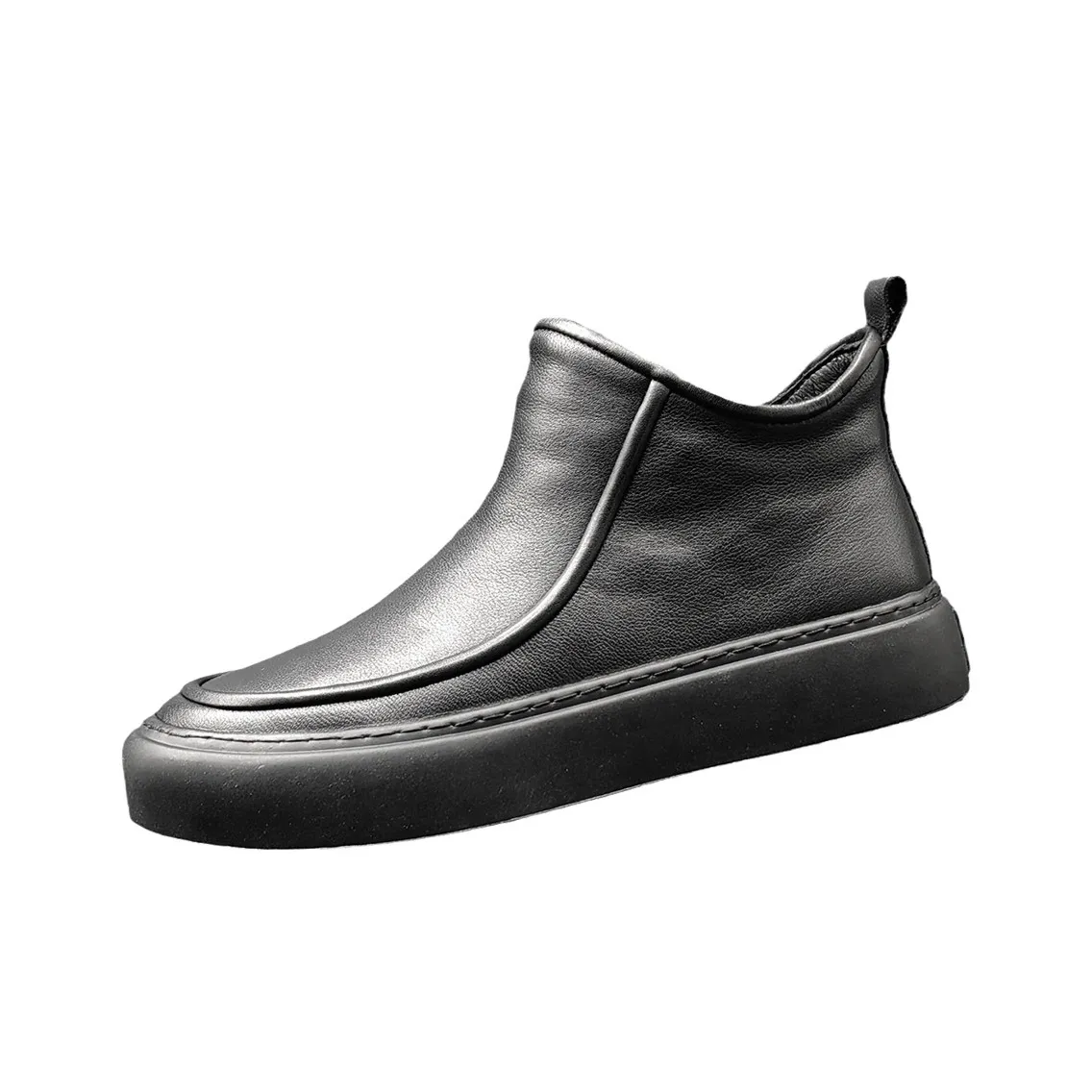 H2 Лицевая коровья кожа Мужская обувь Флис с подкладкой Теплоизоляционная Повседневная обувь Мужской Мартин Ботин Мужской