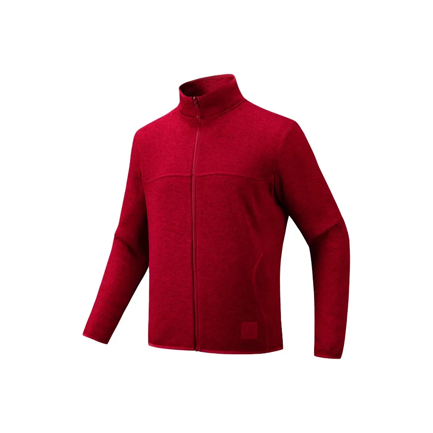 ANTA Outdoor Collection Флис Одежда Мужская Красный Chili Фотиния Серый