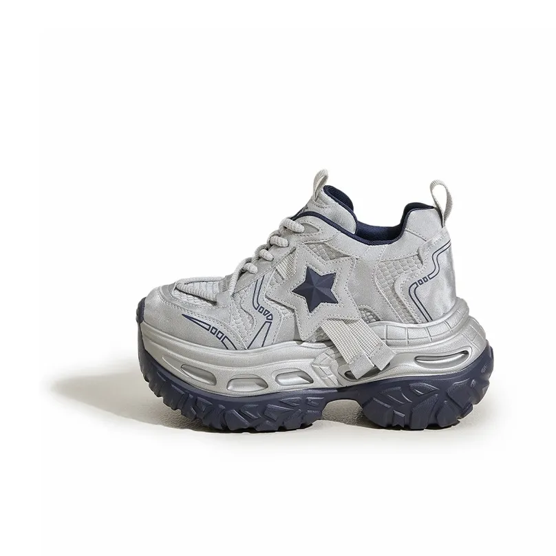 Milan Love Song Амортизаторы Устойчивые к истиранию Противоскользящие Низкий Топ Толстая подошва Кроссовки Женские