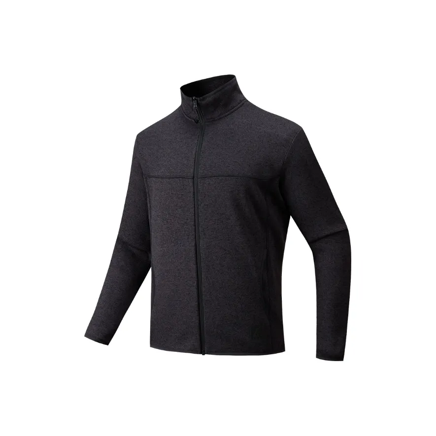 ANTA Outdoor Collection Флис Одежда Мужская Основной черный Фотиния серый