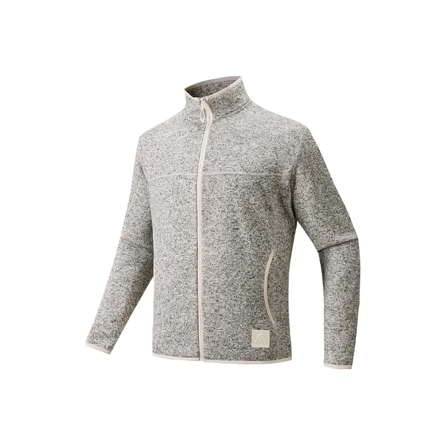 ANTA Outdoor Collection Флис Одежда Мужская Рыбка Belly Белый Фотиния Серый