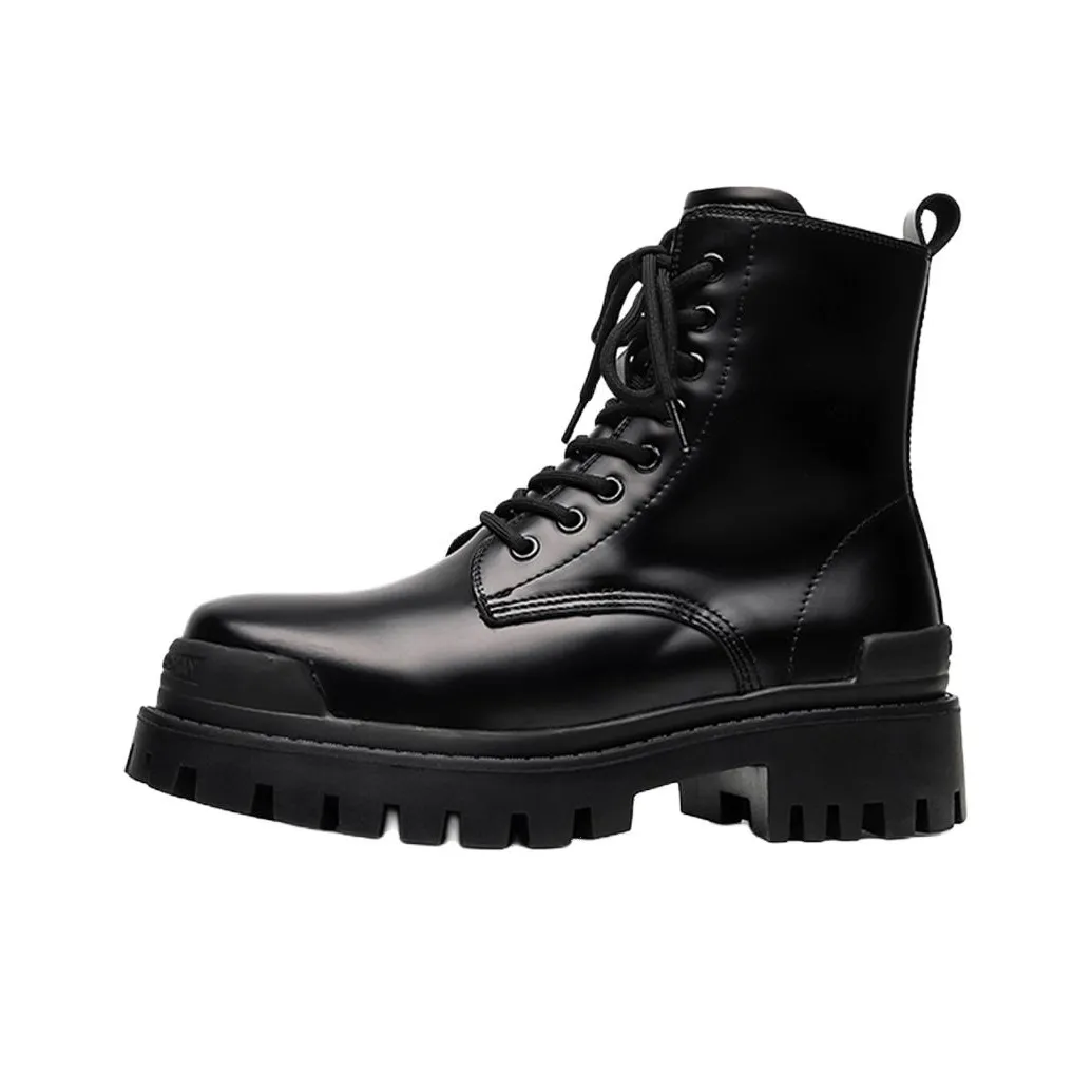 GZZ Короткий MID Голень Мартин Ботинок Мужской