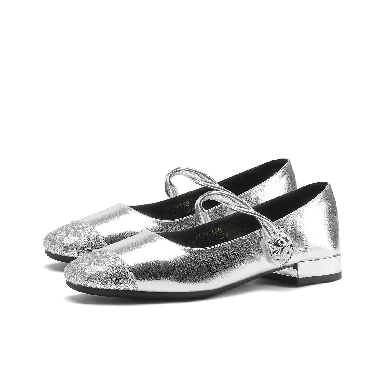 FOXER Квадратный каблук Mary Jane Женские туфли