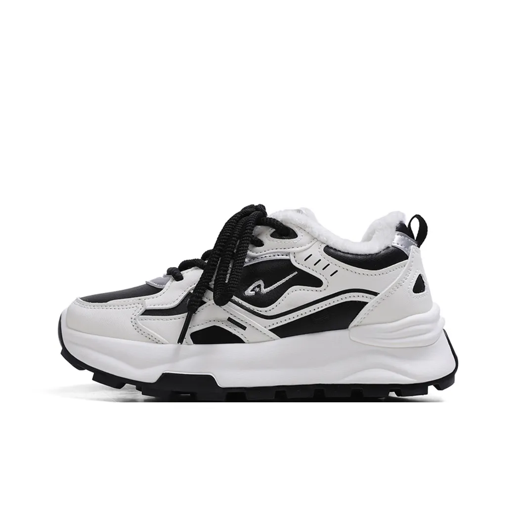 RENBEN Противоскользящие Износостойкие Термостойкие Низкие Топ Кроссовки с Теплой Подошвой Женские