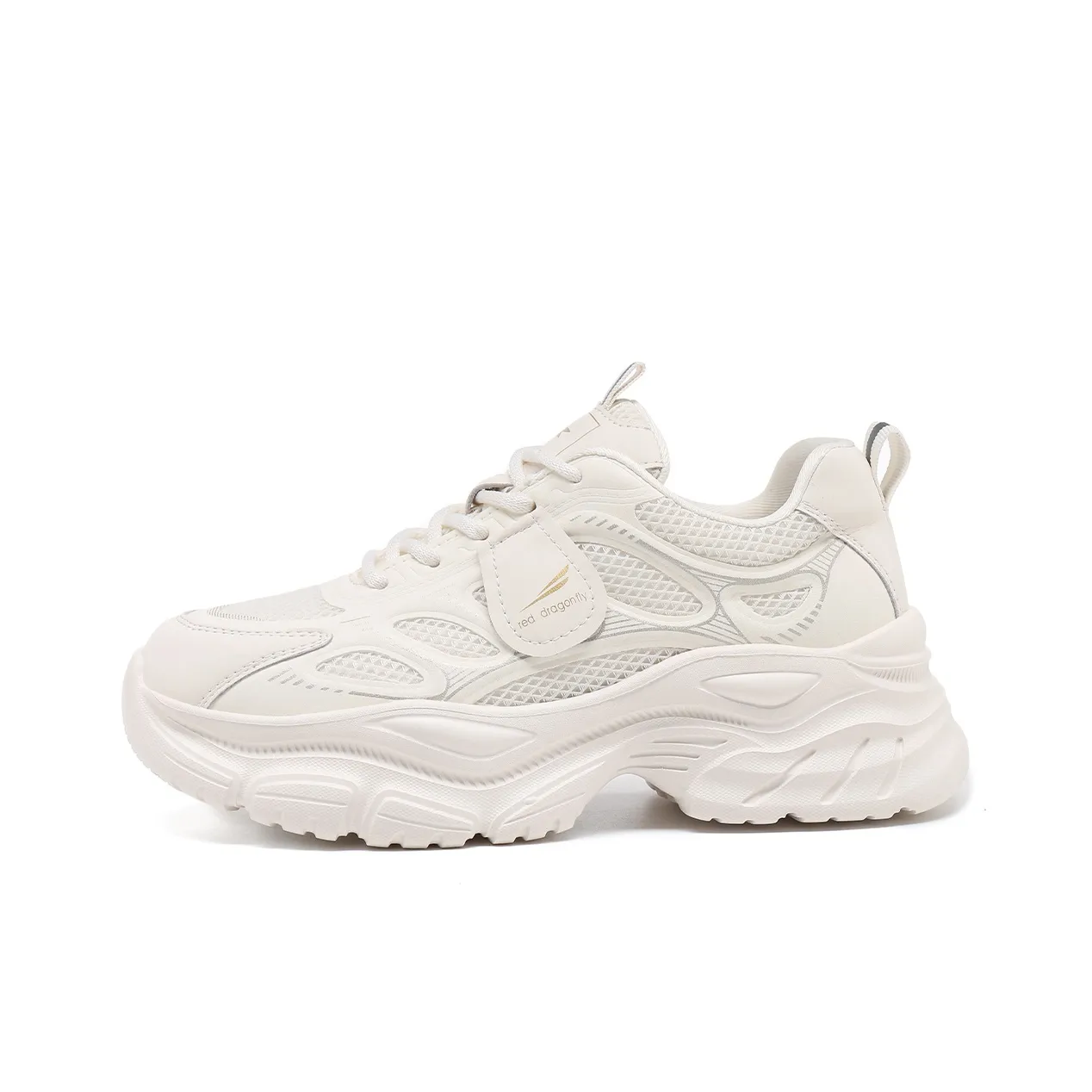 RED DRAGONFLY Мода Белый Кроссовки Износостойкие И Легкие Низкие Спортивная Обувь Женская