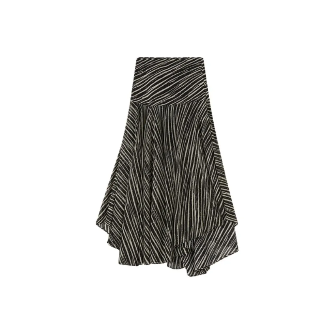 SHUXI Призрачный Зебра С принтом Женская Вязаная Длинная Юбка