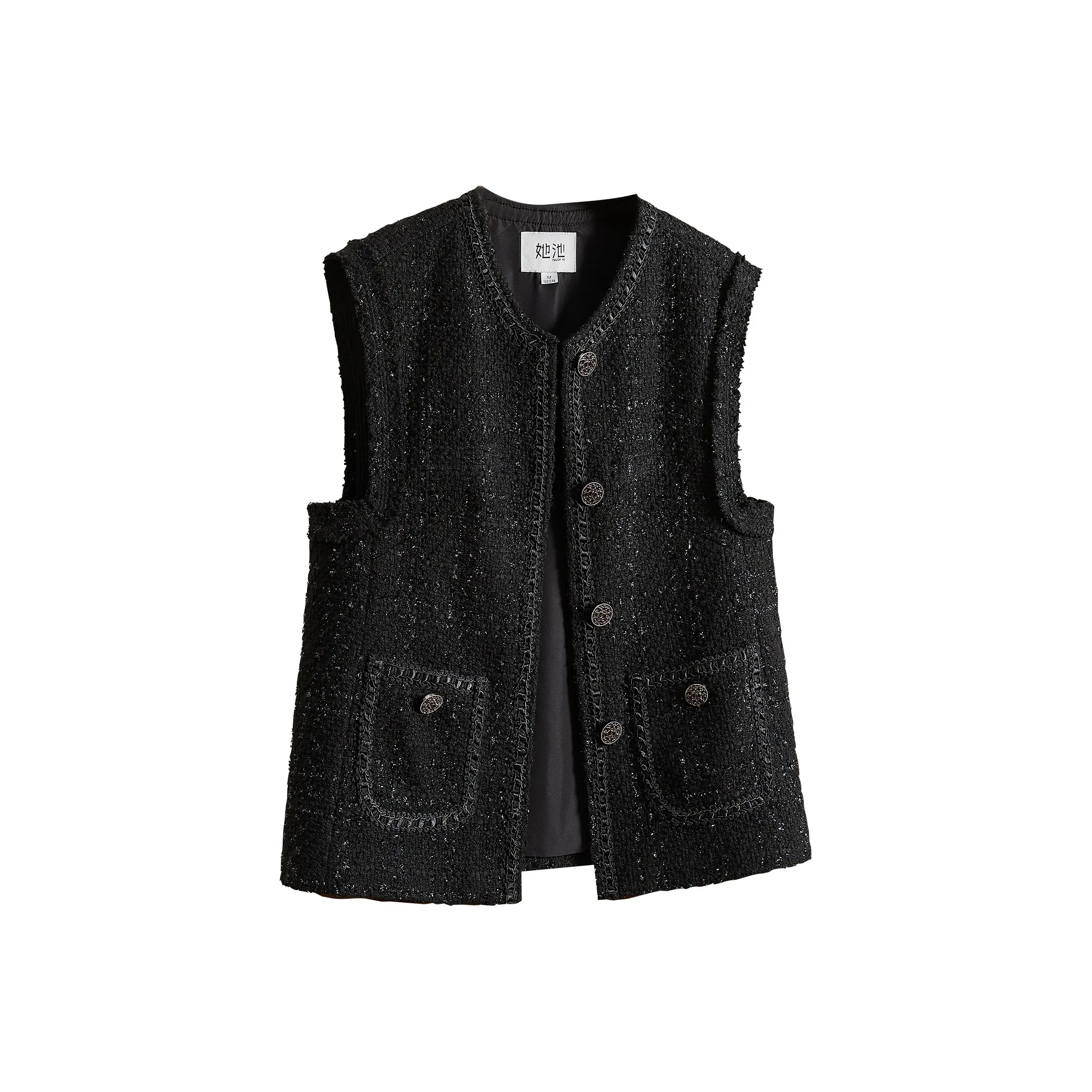 TOUCH Черные Женские Жилеты