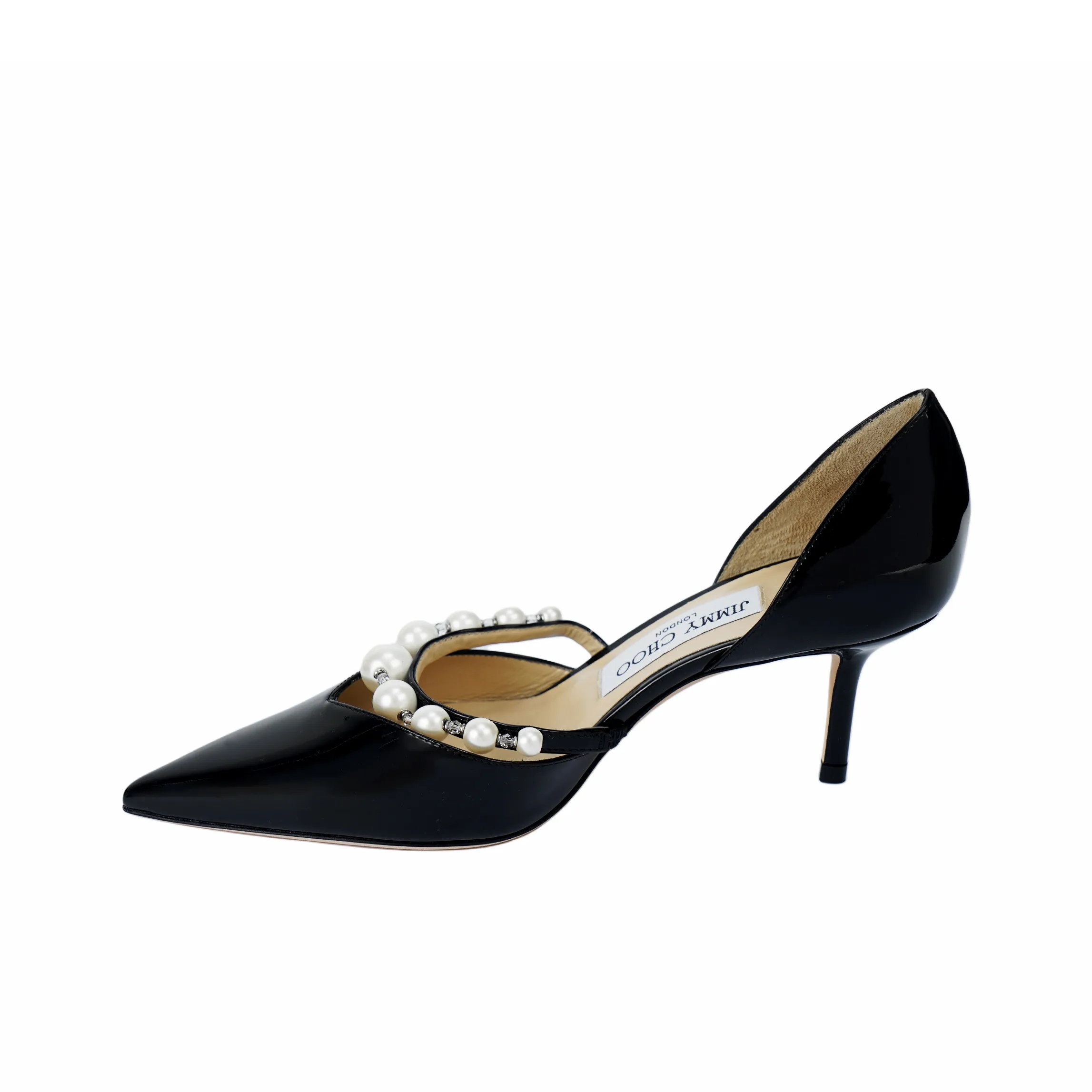 Jimmy Choo Aurelie 65mm Pearl-embellished Pumps