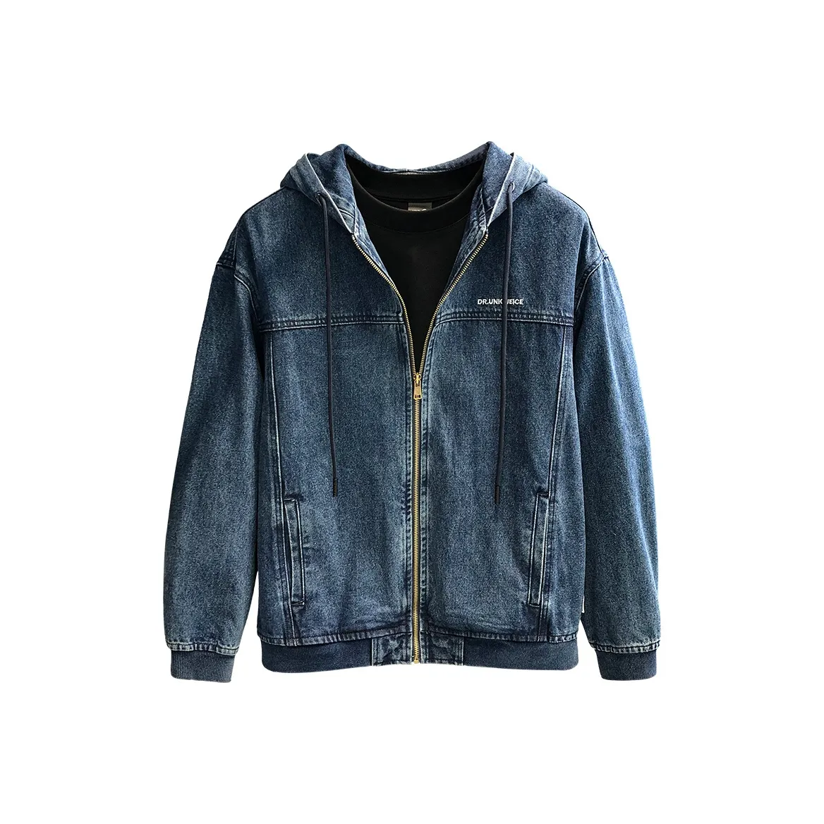 YGQPZHZ Джинсовый синий Мужской Джинсовые куртки