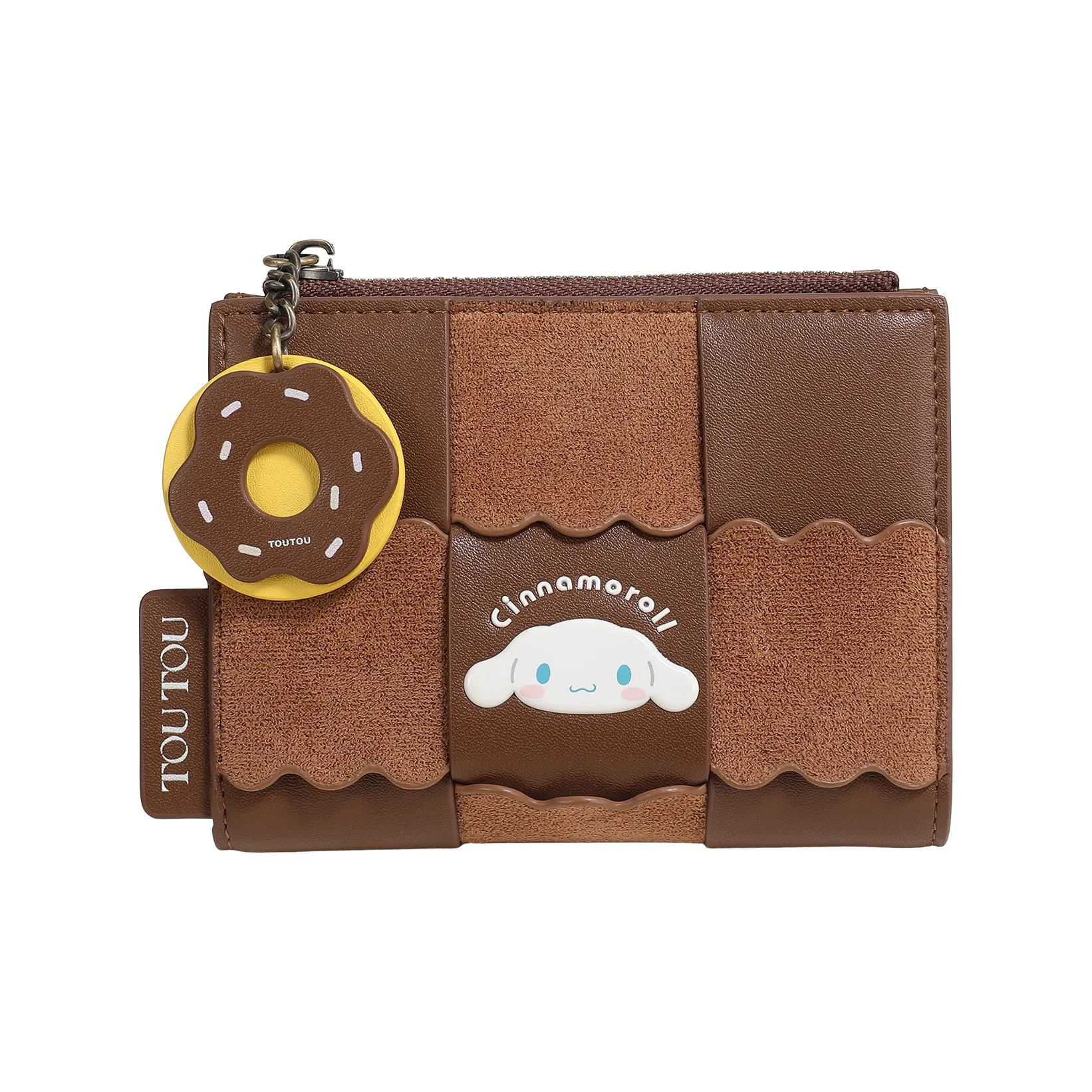 TOUTOU Санрио Коллаборация Yugui Собака Синтетическая кожа Кошелек Женские Морская соль Синий