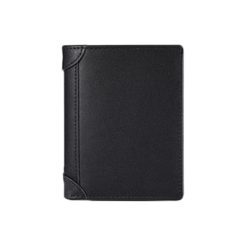 Old Man's Head Кожаный кошелек из коровьей кожи мужской черный коричневый