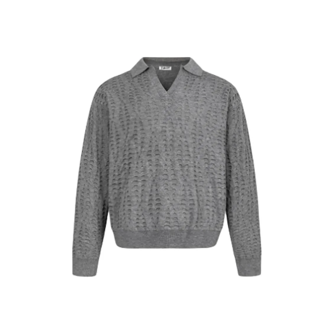 IUNOP Cut Out Рваный Дизайн Трикотаж Унисекс