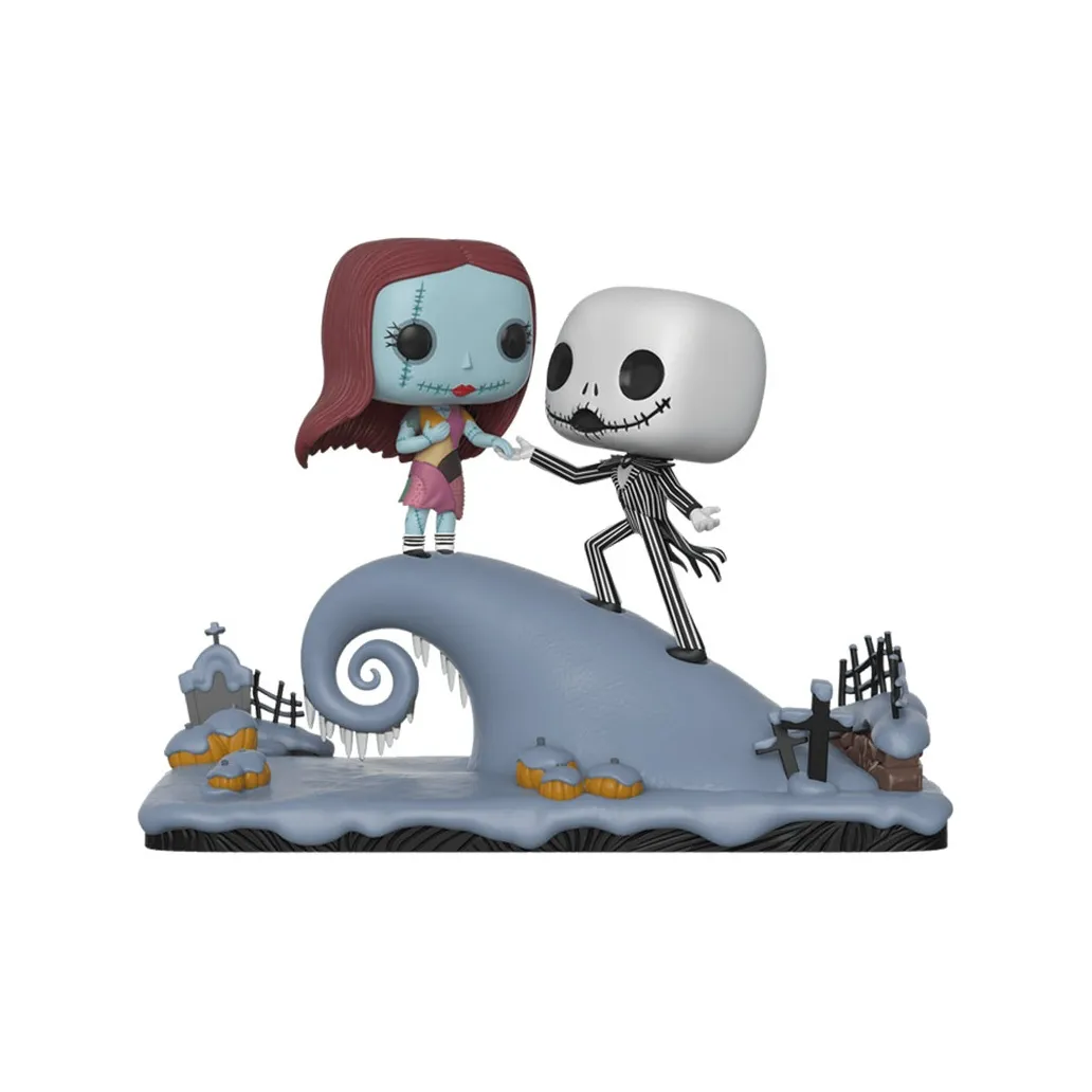 Funko Джек и Sally Walk Hand In Hand Under The Moon Чиби Люксовые Фигурки
