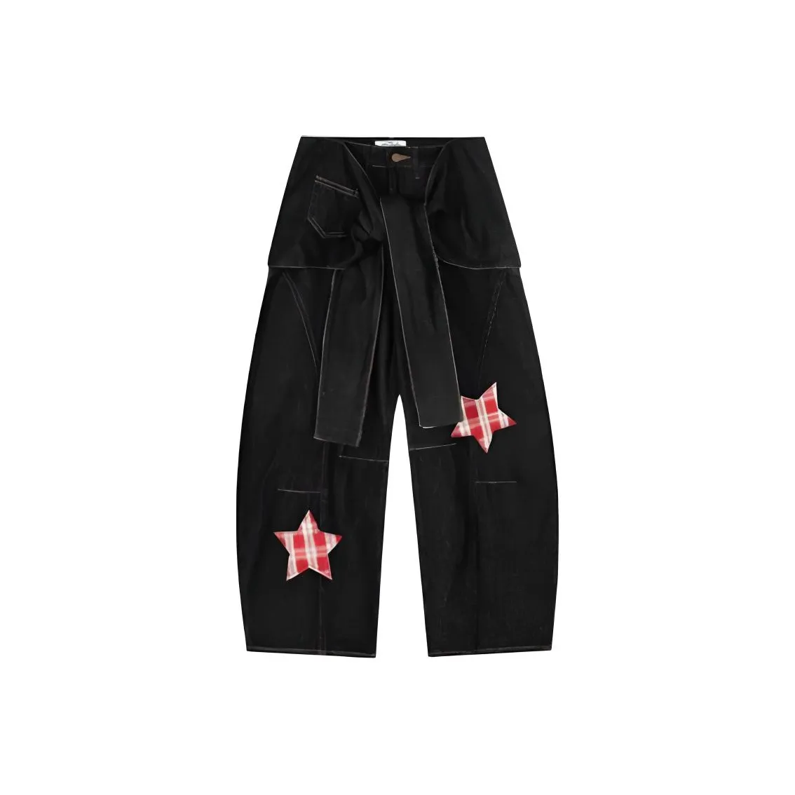 DANCANG Loose Fit Straight Fit Wide Leg Pants Women's