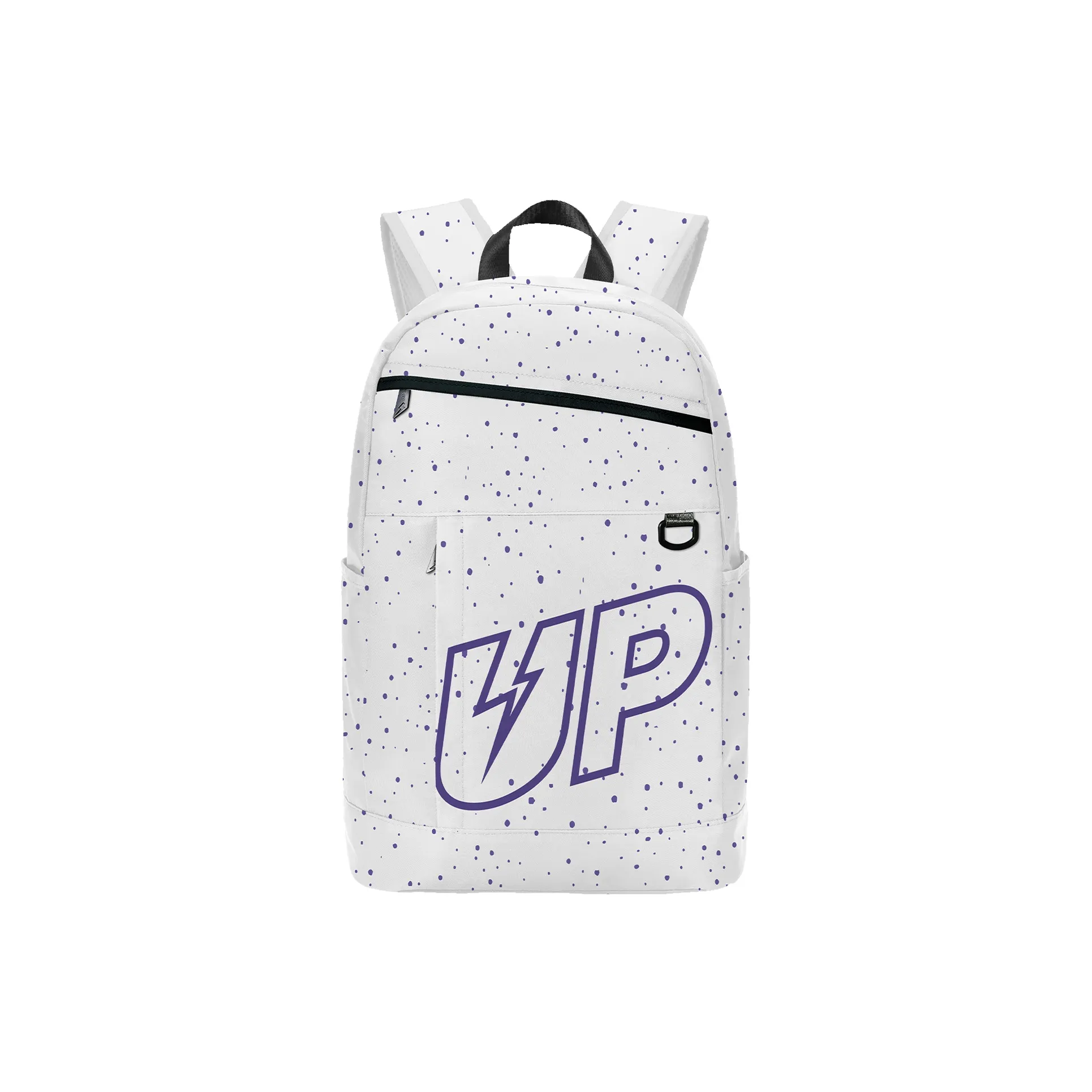 TURN UP Polyester Backpack Regular Unisex White