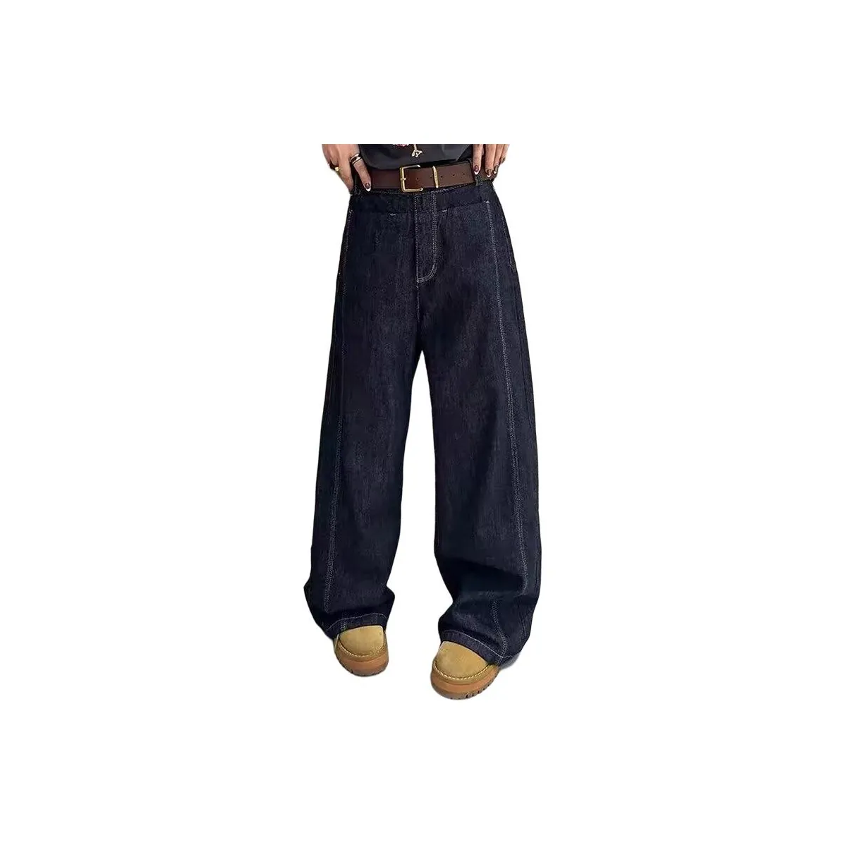 YEARNED Темно-синие женские джинсы