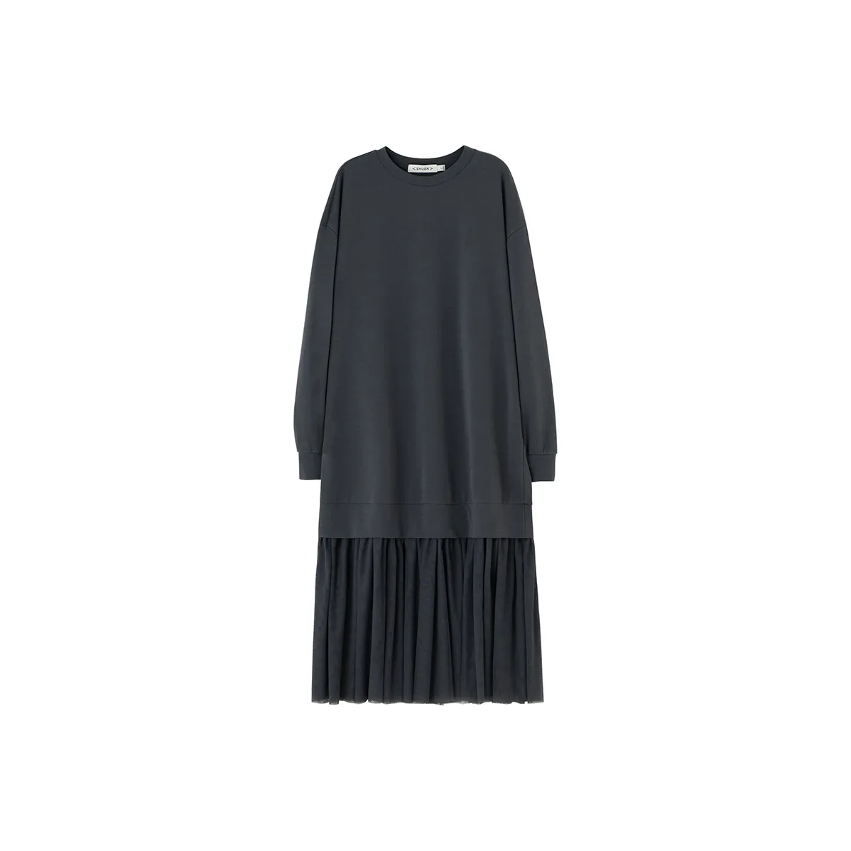 SOON FLOWER Длинное платье с длинными рукавами женское