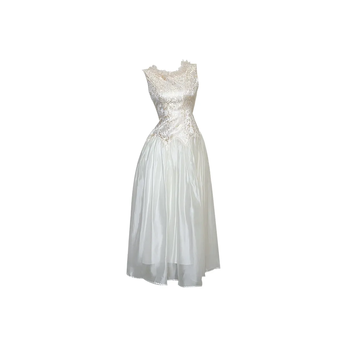 GJFD Абрикос Женские Платья без рукавов