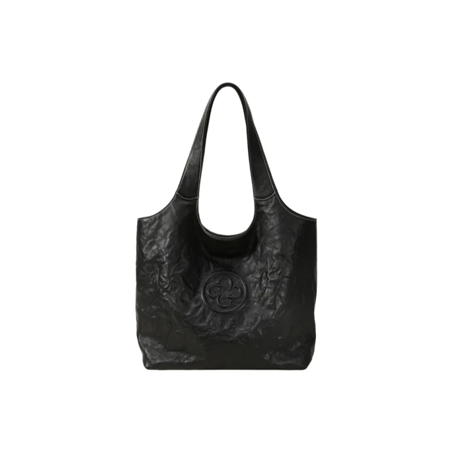 CASSILE Сумка через плечо из коровьей кожи большая женская черная