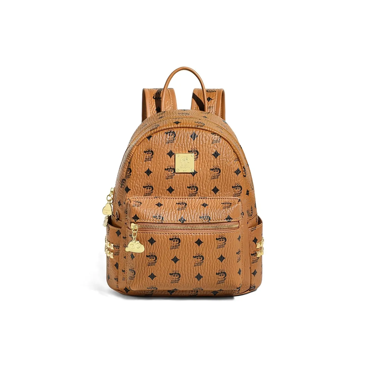 VINEY Карандаш SHIN Chan Коллаборация Синтетическая кожа Рюкзак Обычный Женские Коричневый