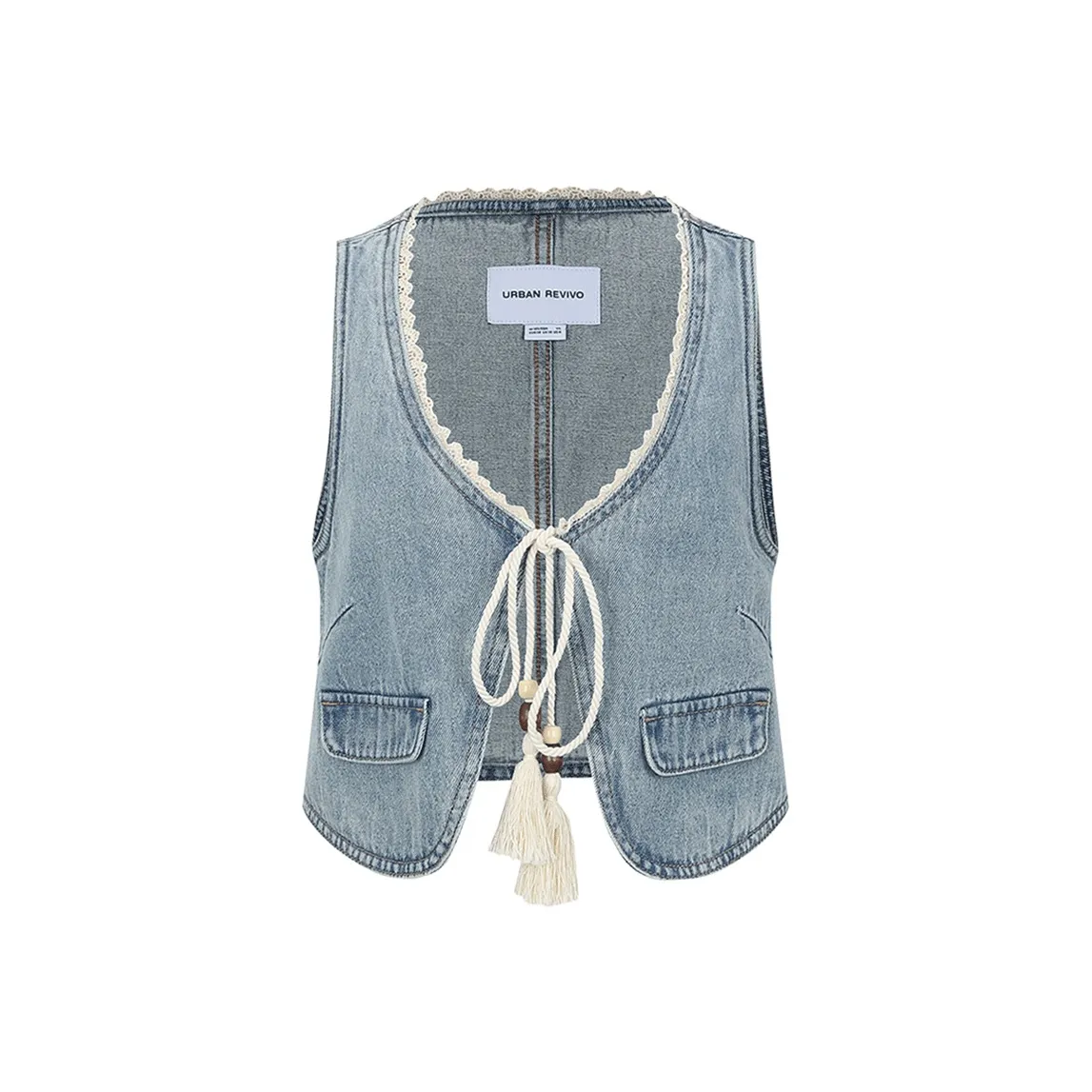 URBAN REVIVO Джинсовая куртка Женская